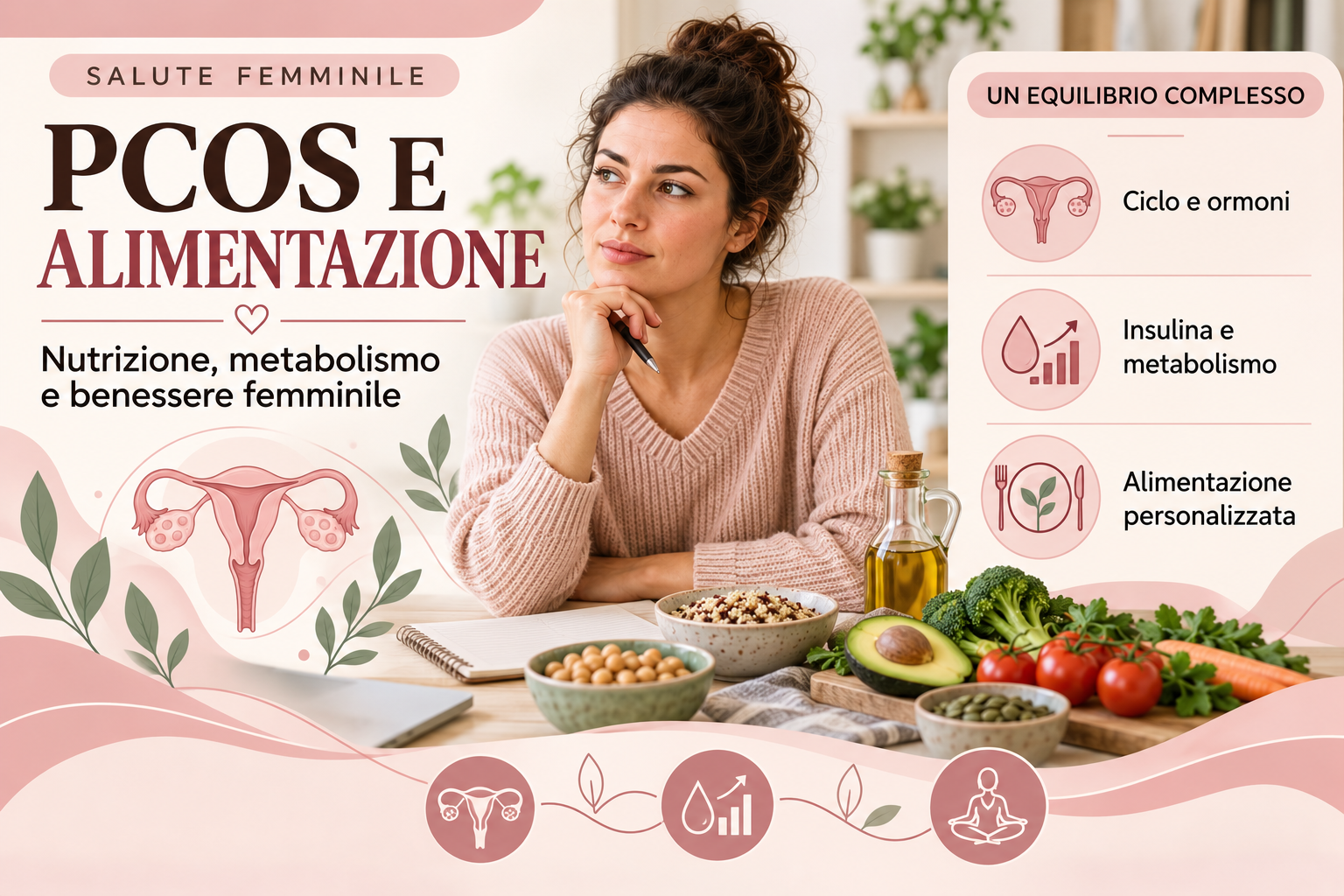 PCOS e alimentazione: il ruolo della nutrizione nel benessere femminile
